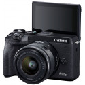 Canon EOS M6 Mark II + 15-45 мм IS STM + EVF, черный