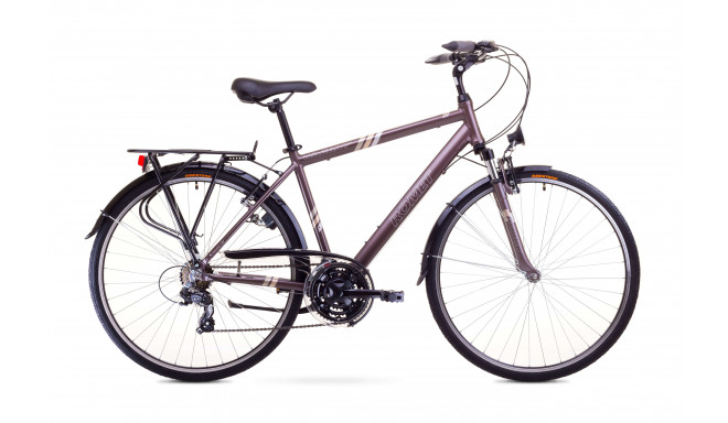 City bicycle for men 21 L ROMET WAGANT plum