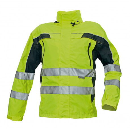Cerva Ticino Hi-Vis tööjakk kollane EOL XL