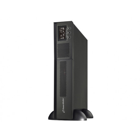 UPS RACK POWERWALKER VFI 1000 RMG PF1 ON-LINE 1000VA 8X IEC C13 OUTLETS USB-B RS-232 LCD 2U