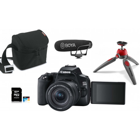 Canon EOS 250D Youtuber Kit, black