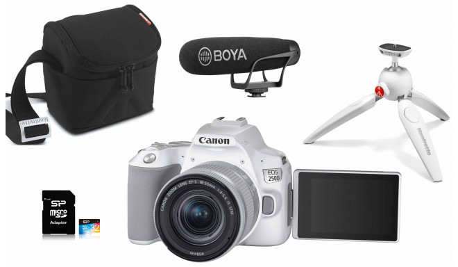 Canon EOS 250D Youtuber Kit, белый