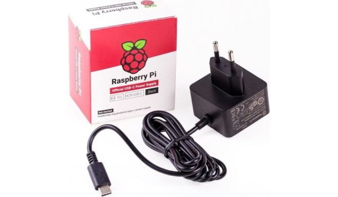 Okdo Official Black Raspberry Pi 5.1A / 3A PSU, Power Supply (Black)