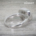 Кольцо Hûggot I´m Blue с родиевым покрытием и кристаллами Swarovski® (17,5 mm)