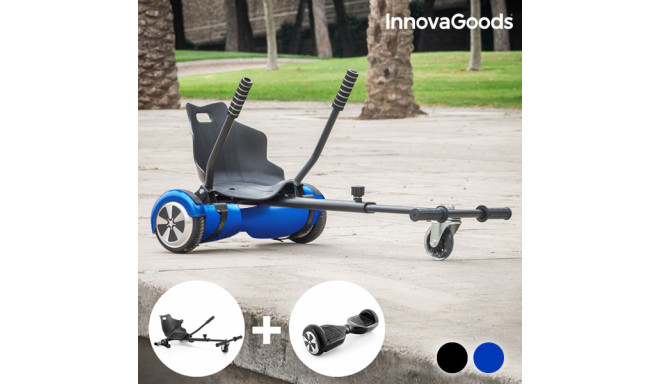InnovaGoods Hoverkart + Hoverboard Pack  (Electric black hoverboard)