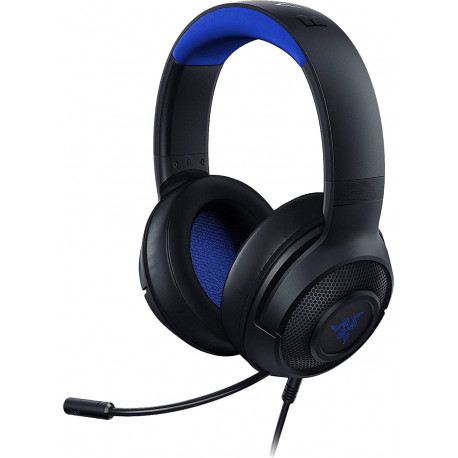 Razer kõrvaklapid + mikrofon Kraken X Console, must/sinine