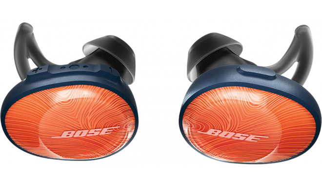 Bose bezvadu austiņas + mikrofons SoundSport Free, oranžas