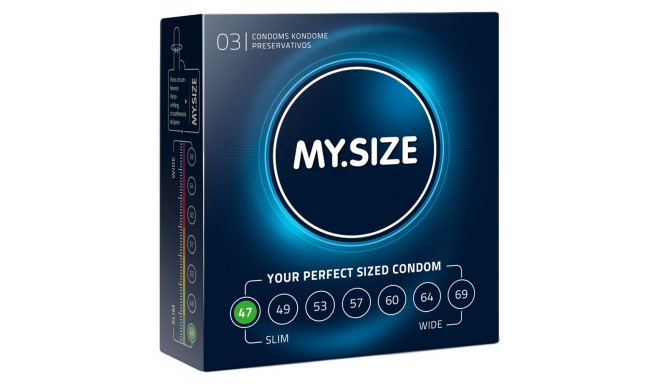 My.Size condoms 47mm 3pcs