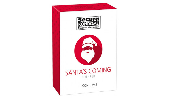 Secura kondoomid Santa's Coming 3tk