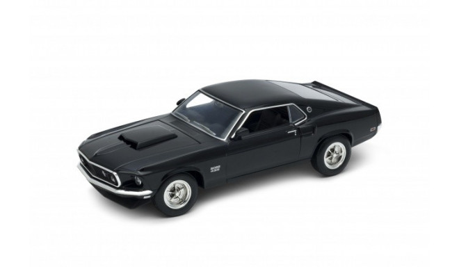 Welly model car 1969 Ford Mustang Boss 429, black