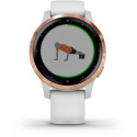 Garmin vivoactive 4S, rose gold/white