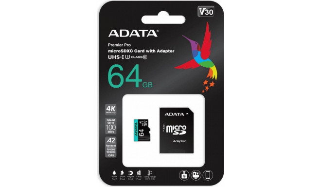 ADATA Premier Pro 64 GB MicroSDXC UHS-I Class 10