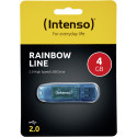 12x1 Intenso Rainbow Line    4GB USB Stick 2.0