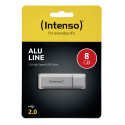 12x1 Intenso Alu Line silver 8GB USB Stick 2.0