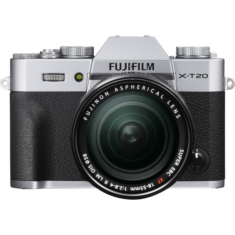 Fujifilm X-T20 + 18-55 мм Кит, серебристый