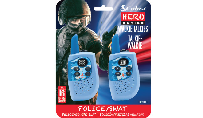 Cobra HM230 Blue walkie-talkie, PAIR