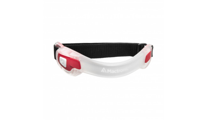 Mactronic JOGG LED band with velcro, red light 140lm, 2 x CR2032, 2 red LED, 40h