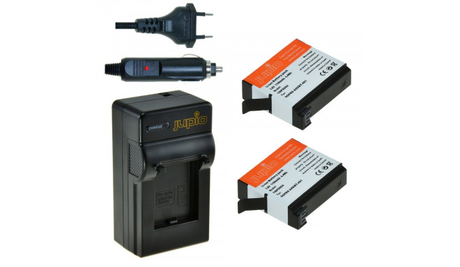 Jupio battery GoPro AHDBT-401 HERO4 1160mAh 2pcs + GoPro charger