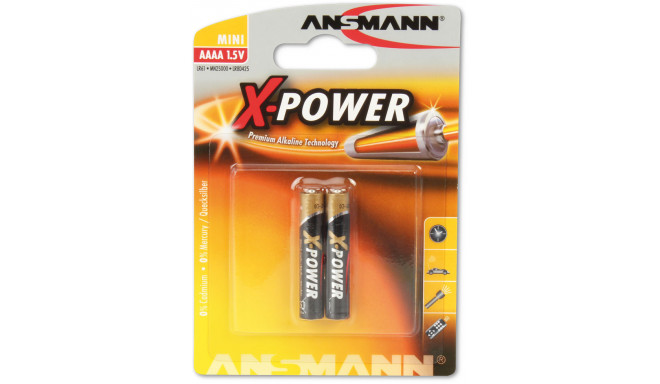 Ansmann baterija X-Power LR8 AAAA 2gb.