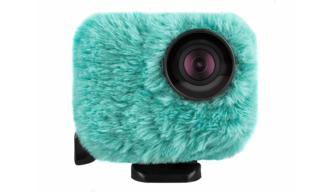 Windshield Removu Wind Jacket for GoPro cameras - emerald blue