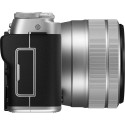 Fujifilm X-A7 + 15-45mm Kit, hõbedane