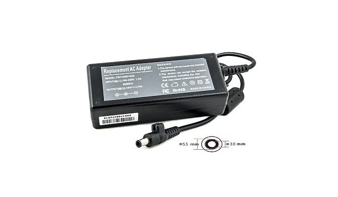 Laptop Power Adapter SAMSUNG 60W: 16V, 3.75A