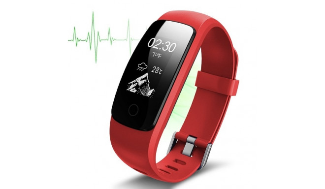 Heart rate monitor smartband, red                                                                   
