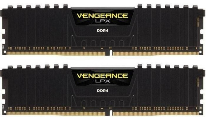 Corsair DDR4 -  64 GB -3000 - CL - 16 - Dual Kit, Vengeance LPX (black, CMK64GX4M2D3000C16)