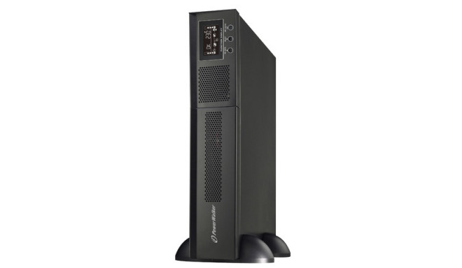 UPS RACK POWERWALKER VFI 1500 RMG PF1 ON-LINE 1500VA 8X IEC C13 OUTLETS USB-B RS-232 LCD 2U