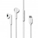 In-ear headphones + microphon USB-C white