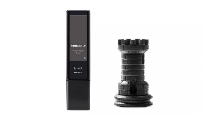 Black Resin V4 materjal Formlabs 3D-printerile, 1l kassett, must