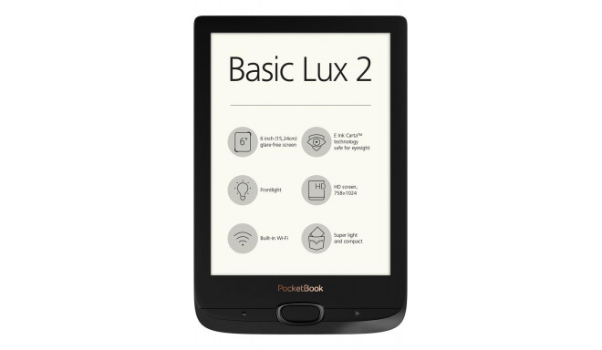 E-book reader 6 "PocketBook PB 616 Basic Lux 2 PB616W-H-WW