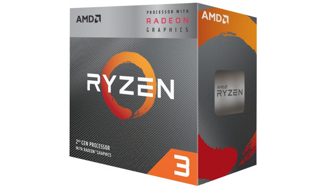 AMD protsessor Ryzen 3 4C/4T 3200G 4.0GHz 6MB 65W AM4 Box RX Vega 8 Wraith Stealt