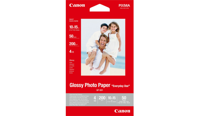 Canon photo paper GP-501 10x15 Glossy 200g 50 sheets