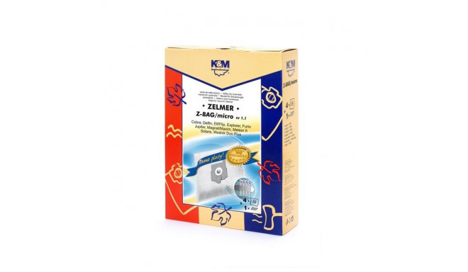 K&M vacuum cleaner bag Zelmer 4pcs + 1 filter