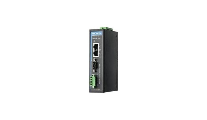 1-port RS-232/422/485 Industrial automation device server with serial/LAN/power surge protection, tw