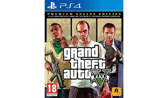 PS4 mäng Grand Theft Auto V: Premium Online Edition