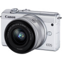 Canon EOS M200 + EF-M 15-45mm IS STM, white