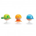 Rattles set with suction cups sea animals