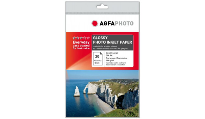 Agfaphoto photo paper A4 Everyday Glossy 180g 20 sheets