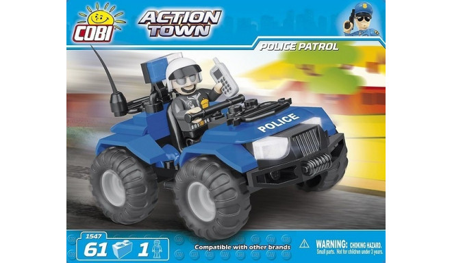 Blocks Action Town Police Patrol ATV
