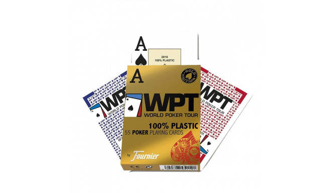 Cards FOURNIER WPT Gold Edition 100% Plastic JUMBO