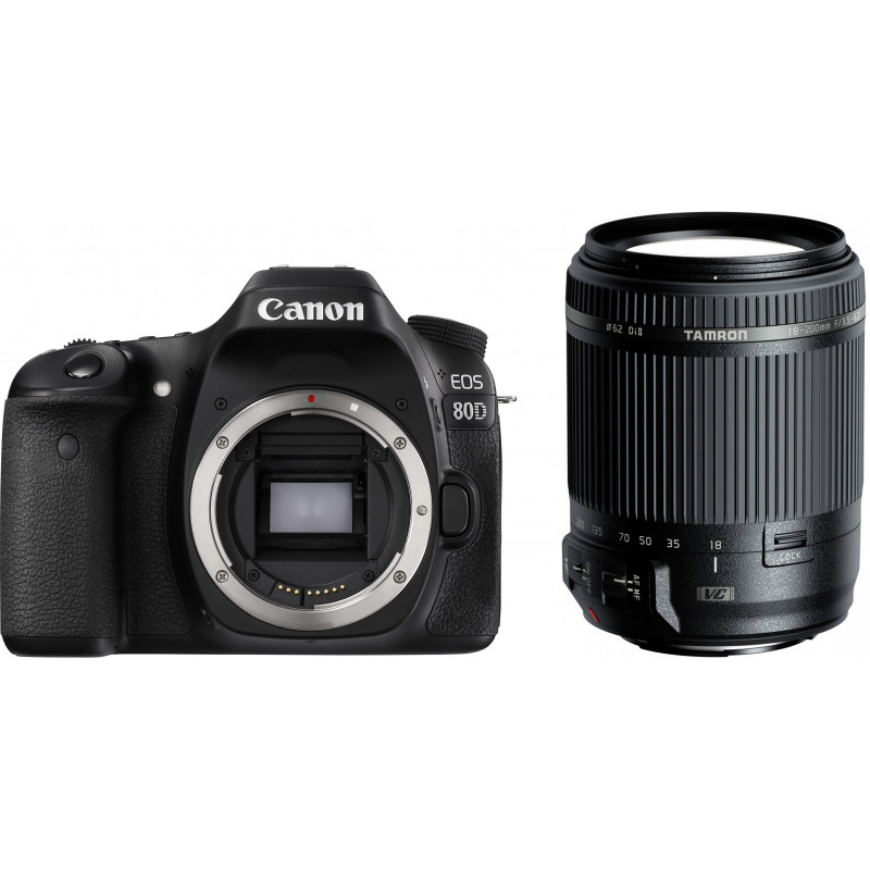Canon EOS 80D + Tamron 18-200mm VC