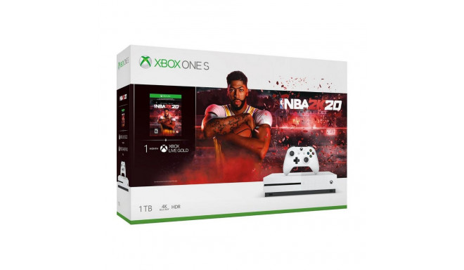 CONSOLE XBOX ONE S 1TB WHITE/NBA 2K20 MICROSOFT