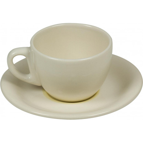 BigBuy Cooking kohviserviis Porcelain 6tk, kollane