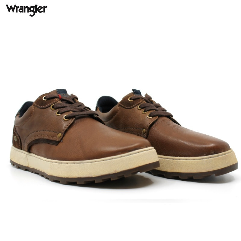 Wrangler Bruce Low Men's Casual Leather Shoes - Sneakers 