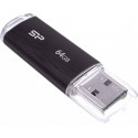 Silicon Power flash drive 64GB Ultima U02, black