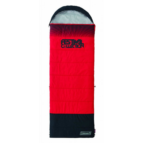 Coleman sleeping bag Festival Single, red