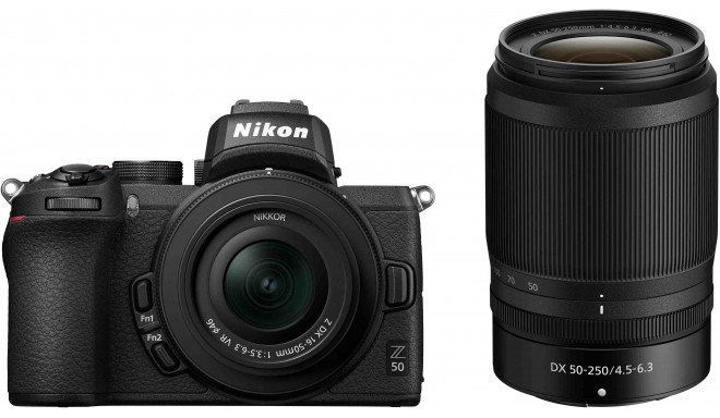 Nikon Z50 + Nikkor Z DX 16-50 мм + 50-250 мм Kit