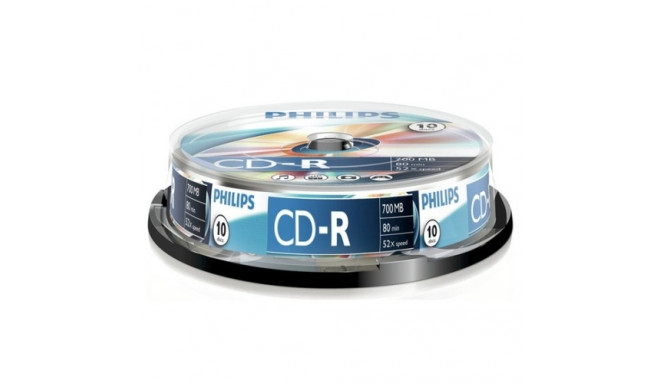 Philips CD-R 80 700mb cake box 10